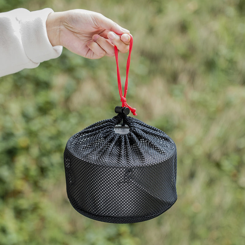 Boundless Voyage Titanium Pot Camping Cookware Stockpot with Lid, Stable Hanging, Steam Vent, Outdoor Lightweight Campfire Cooking Kit for Backpacking, Hiking & Campfire Cooking