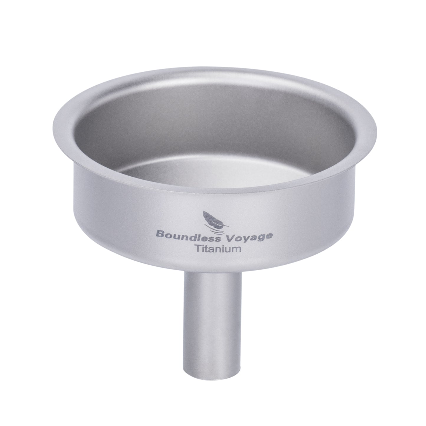 Boundless Voyage Titanium Funnel Flagon Accessories Multi-use Kitchen Funnel for Transferring Liquid, Fluid, Cooking Oils, Jam & Powder Ti3075D