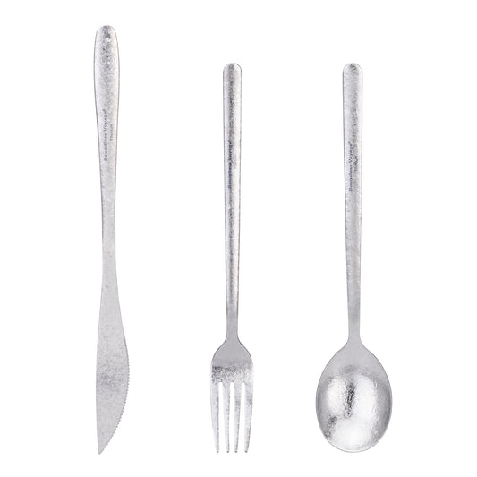 Boundless Voyage Pure Titanium Cutlery Set | Knife Fork Spoon, Ultralight Portable Tableware for Camping Travel Daily Home Use Ti1055T