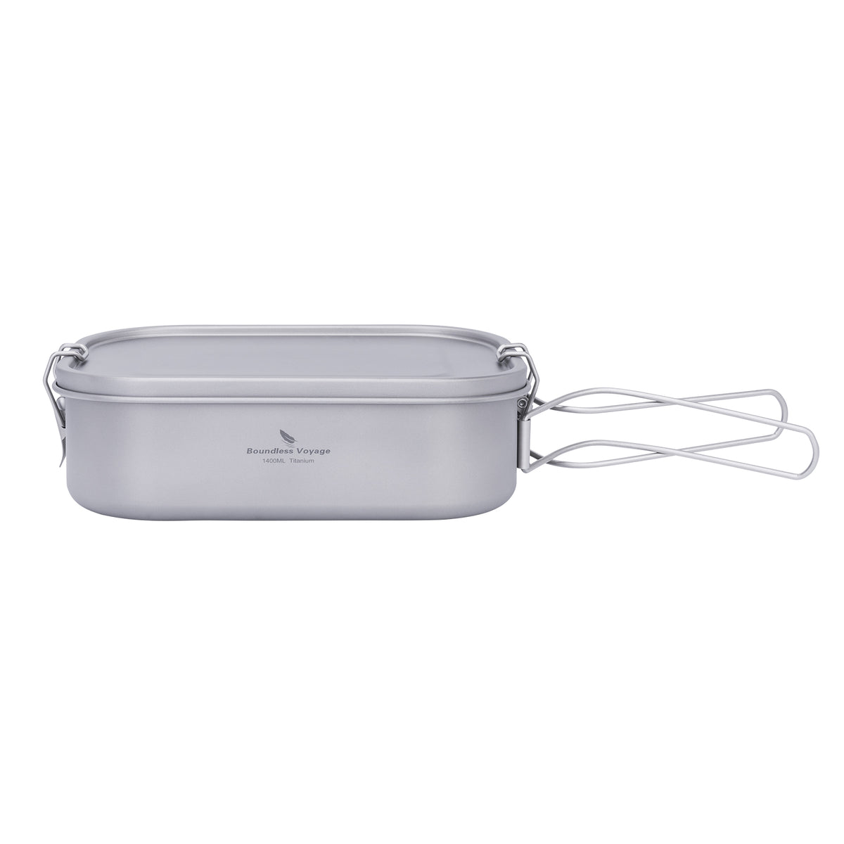 Boundless Voyage Titanium Mess Tin, Multi-Purpose Camping Cookware Ti2081C-Ti2083C