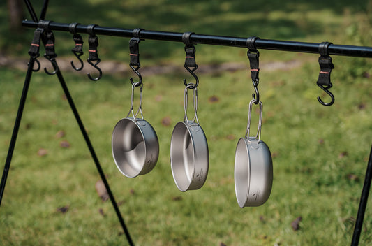 Best titanium cookware for backpacking - Boundless Voyage Titanium Camping Pot Set