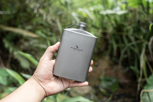 Boundless Voyage Titanium Hip Flasks