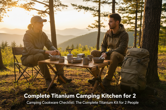 Camping Cookware Checklist: The Complete Titanium Kit for 2 People