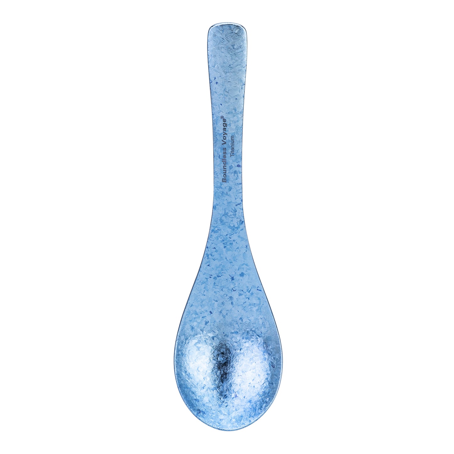 Boundless Voyage Titanium Soup Spoon 155mm One-Piece Ultralight Camping Cutlery for Outdoor Home Ti1067T