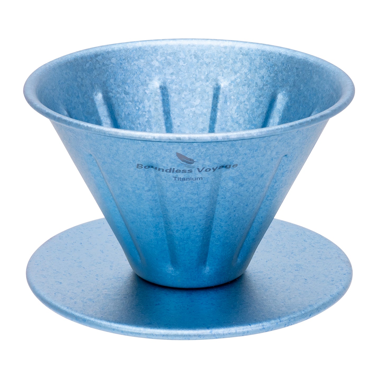 Boundless Voyage Titanium Pour Over Coffee Dripper | Reusable Cone Coffee Strainer Filter, 1-2 Cup Single Serve Coffee Brewer for Travel Camping Home Ti6005P