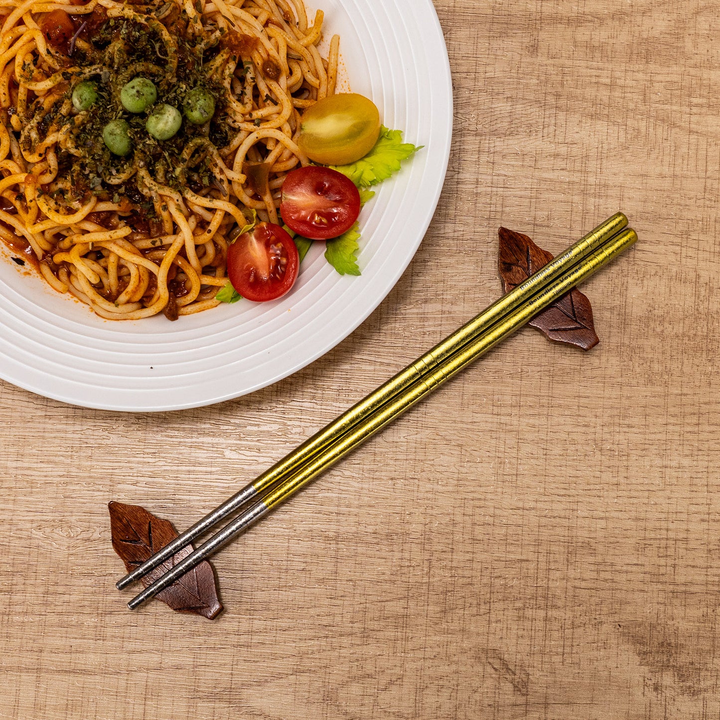 Boundless Voyage 8 Pairs Colorful Pure Titanium Chopsticks | Ultralight Non-Slip Reusable Tableware for Rice, Noodles, Tofu & Meatballs, Camping, Hiking & Daily Home Use Ti1006T