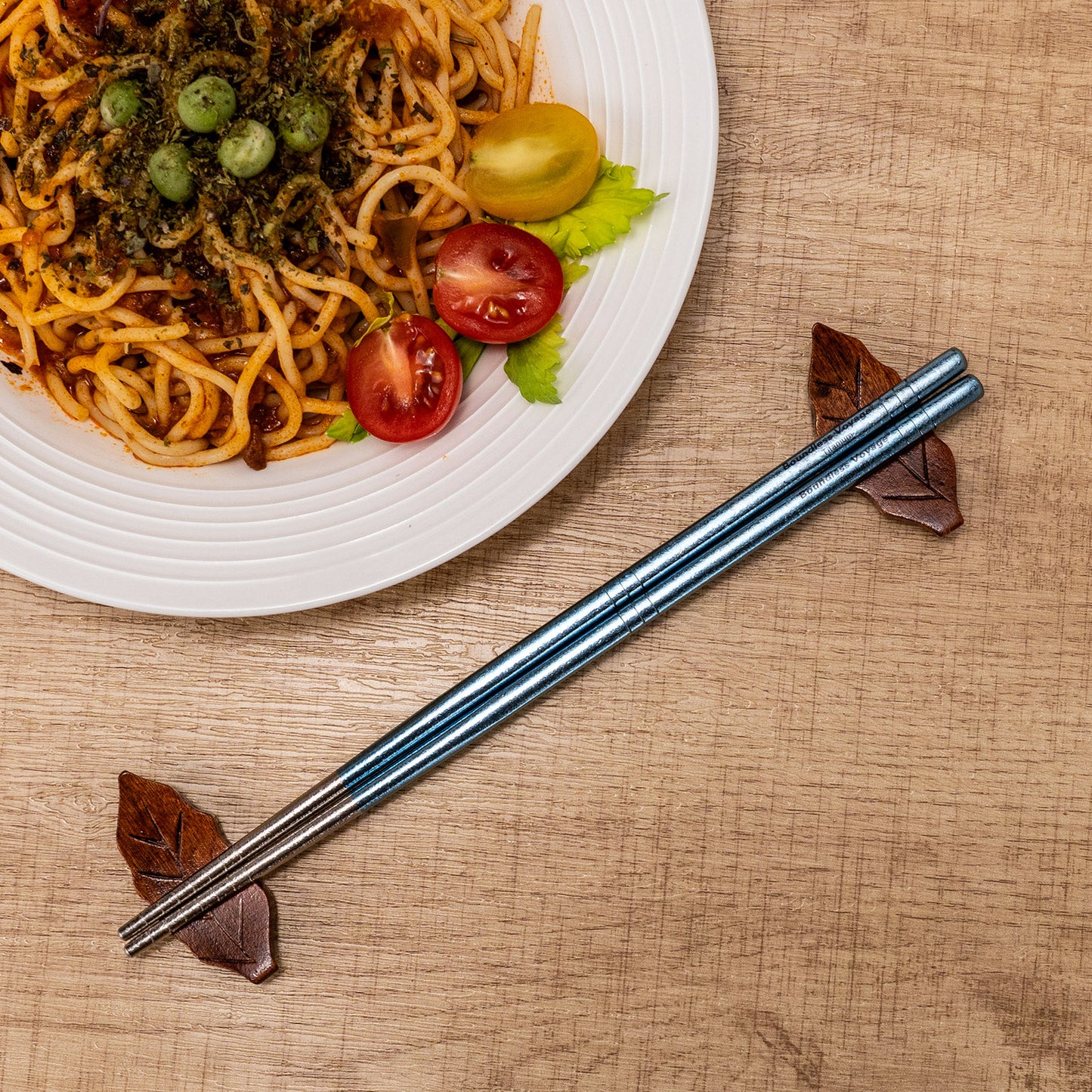 Boundless Voyage 8 Pairs Colorful Pure Titanium Chopsticks | Ultralight Non-Slip Reusable Tableware for Rice, Noodles, Tofu & Meatballs, Camping, Hiking & Daily Home Use Ti1006T
