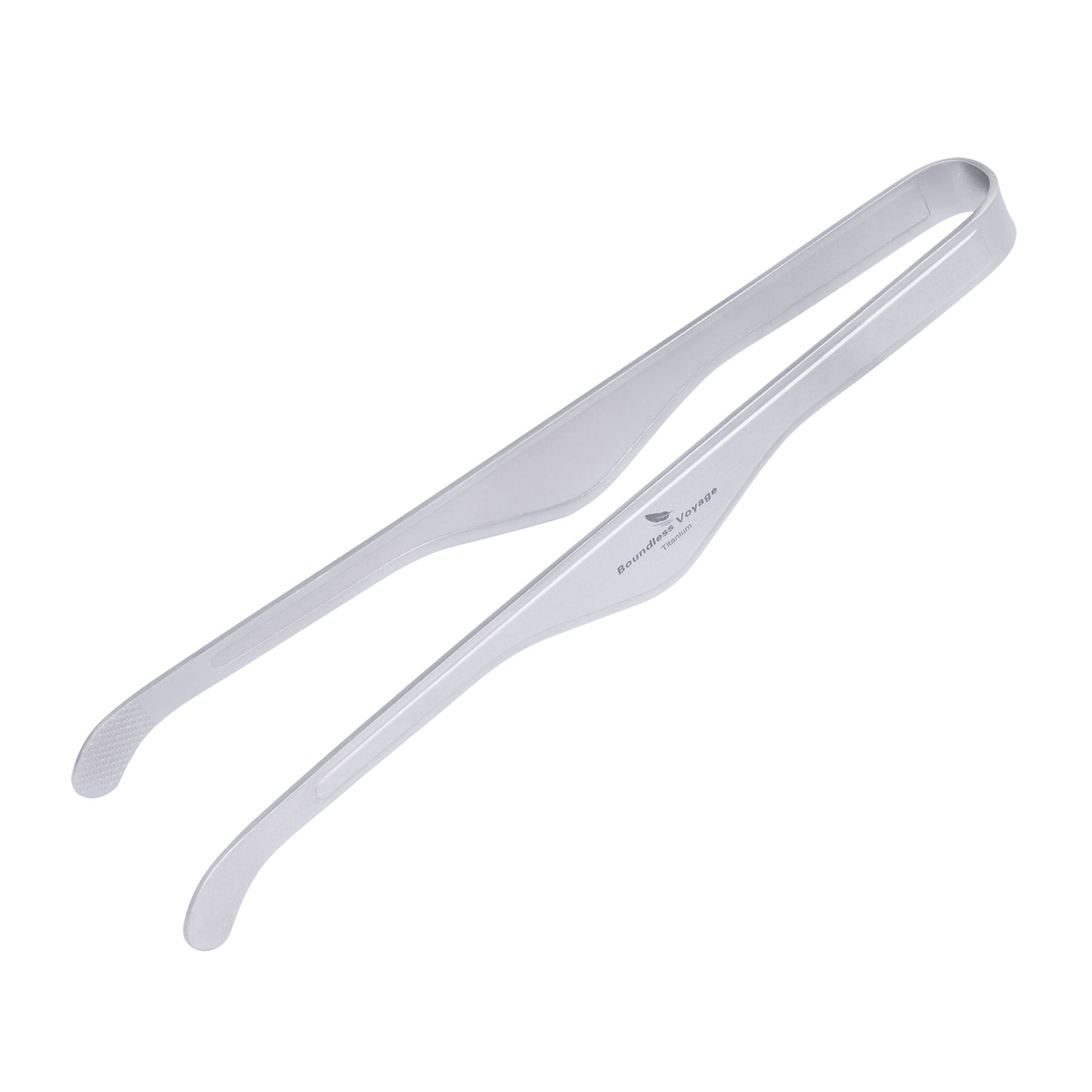 Boundless Voyage Titanium Tea Clip, Multipurpose Anti-Scald Tong Tweezers for Kung Fu Tea Cup, Salad, Steak, BBQ & Buffet Kitchen Use Ti1013T