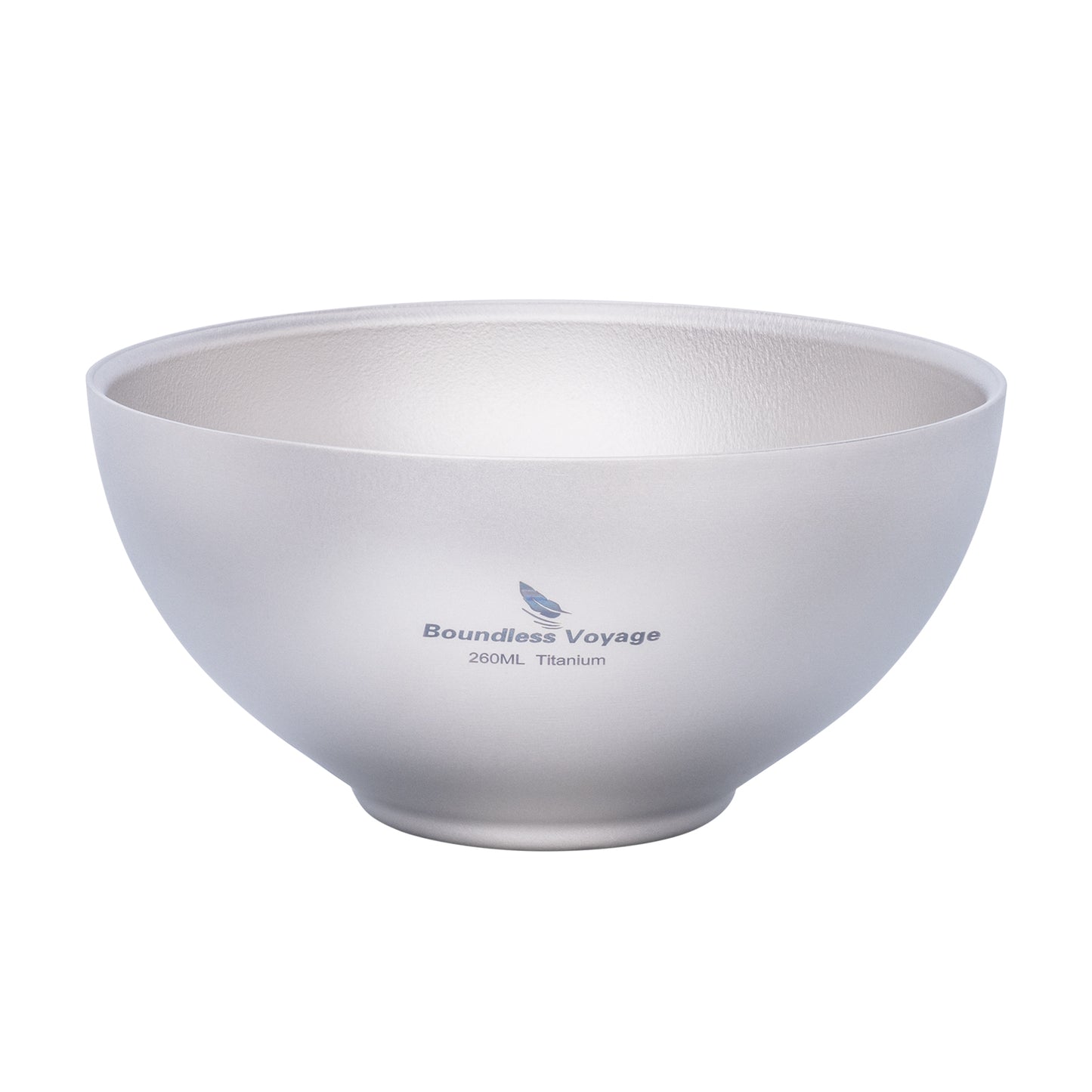 Boundless Voyage 260ml Titanium Double-Wall Bowl, Ultralight Anti-Scald Camping Bowl for Hiking Outdoor Home Ti1081T