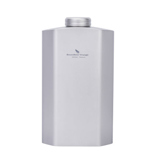 Boundless Voyage Titan-Wasserflasche 2500ML Große Kapazität Sport-Wasserflasche Ultraleichte Auslaufsichere Trinkflasche für Outdoor Camping Wandern Ti3004D