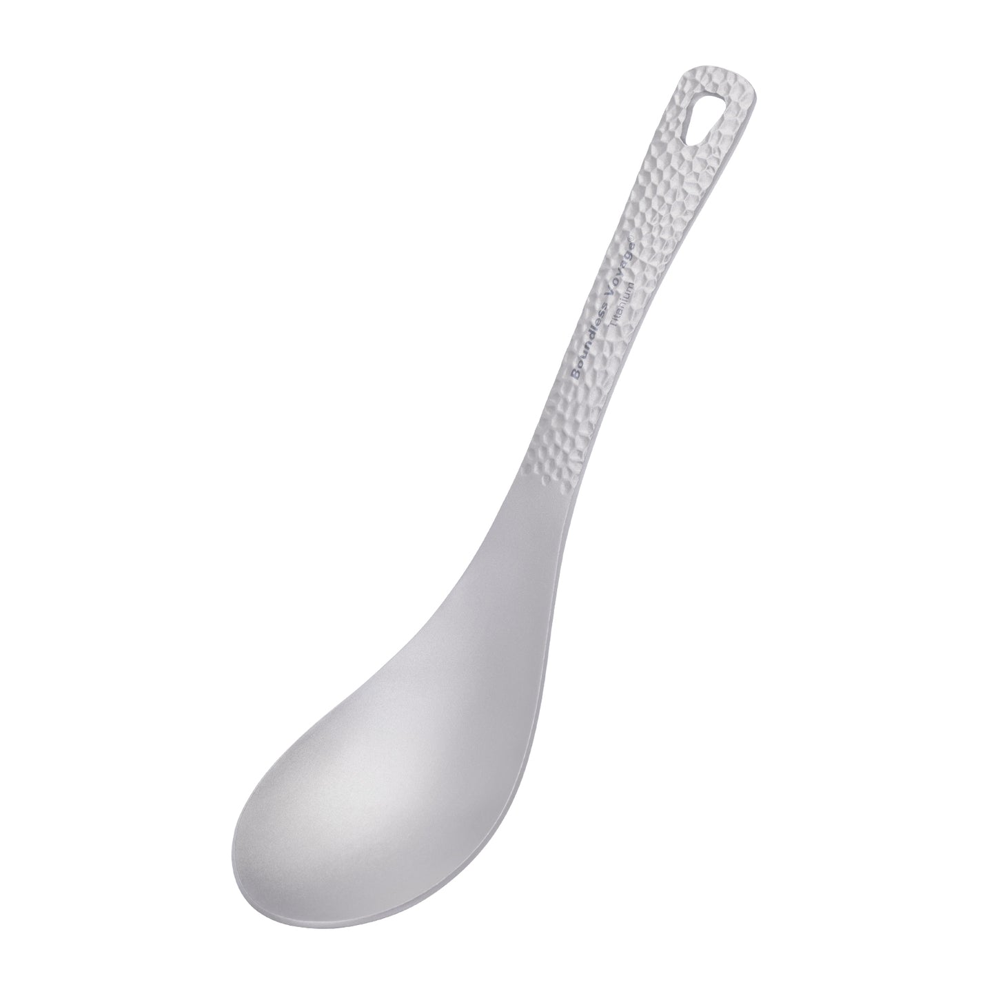 Boundless Voyage Titanium Soup Spoon One-Piece Ultralight, Smooth or Hammered Handle, 140mm & 155mm Ti1067T Ti1027T Ti1028T Ti1030T
