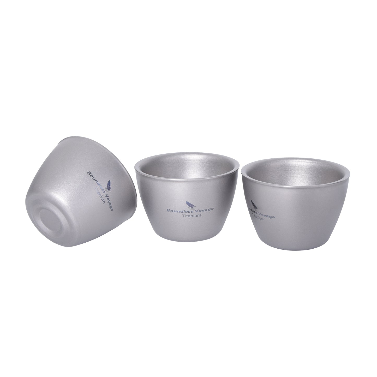 Boundless Voyage Double-Wall Pure Titanium Drinking Mug | Portable Tea Cup for Camping, Picnic & Daily Home Use Ti3089D