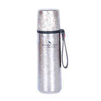 Boundless voyage Titanium Vacuum-Insulated Beverage Bottle Large Capacity 510ml Outdoor Portable Vacuum Flask water bottles Hiking water bottle Ti3011D