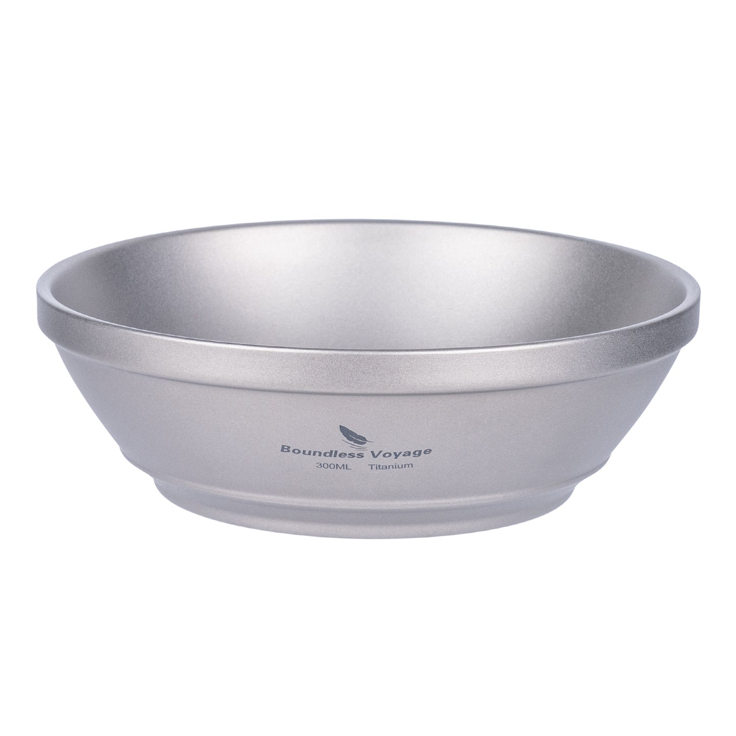 Boundless Voyage 300ml Titanium Double-Wall Bowl, Ultralight Camping Bowl for Hiking Outdoor Home Ti1082T