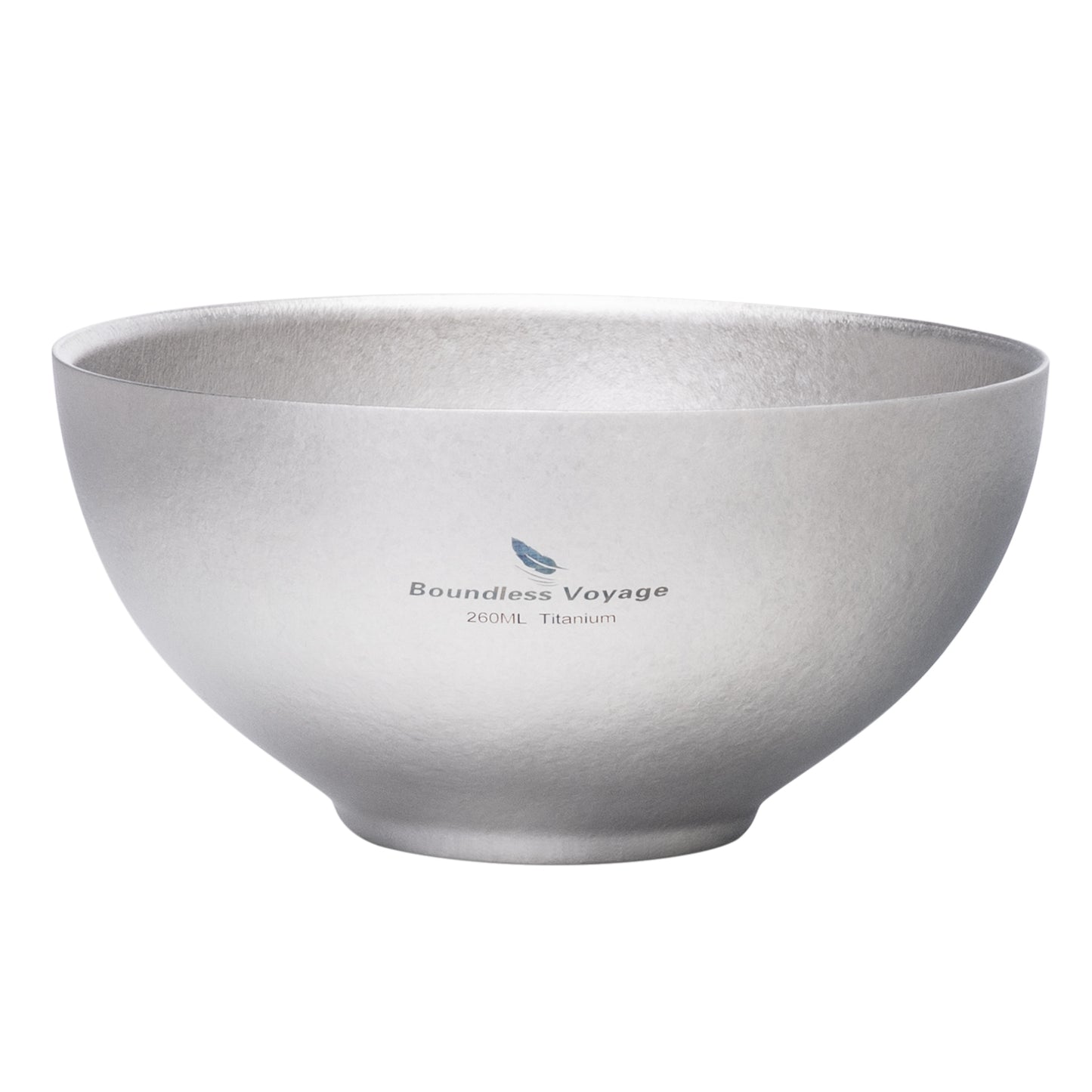 Boundless Voyage 260ml Titanium Double-Wall Bowl, Ultralight Anti-Scald Camping Bowl for Hiking Outdoor Home Ti1081T