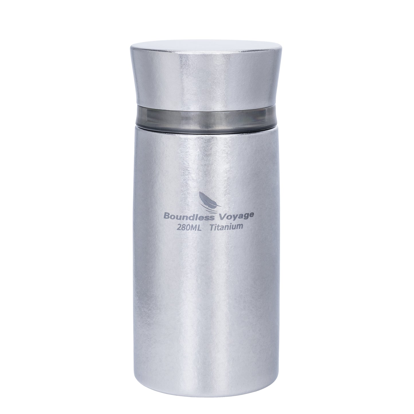 Boundless Voyage 280ml Mini Titanium Vacuum Insulated Bottle , Portable Travel Coffee Water Cup for Girls &amp; Daily Outdoor Ti3014D