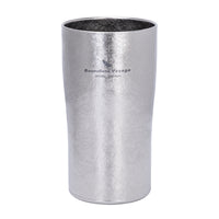 Boundless Voyage Titanium Double-Walled Beer Cup Ultralight Coffee Tea Juicy Cups for Home Outdoor Camping Picnic 300ml Crystallized Finish Ti3246D