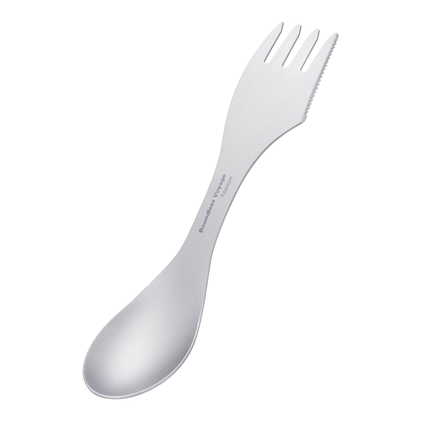Boundless Voyage Titanium Spork 3-in-1 Fork, Spoon, Knife Cutlery Combo Ultra Lightweight Camping Utensil Ti1064T