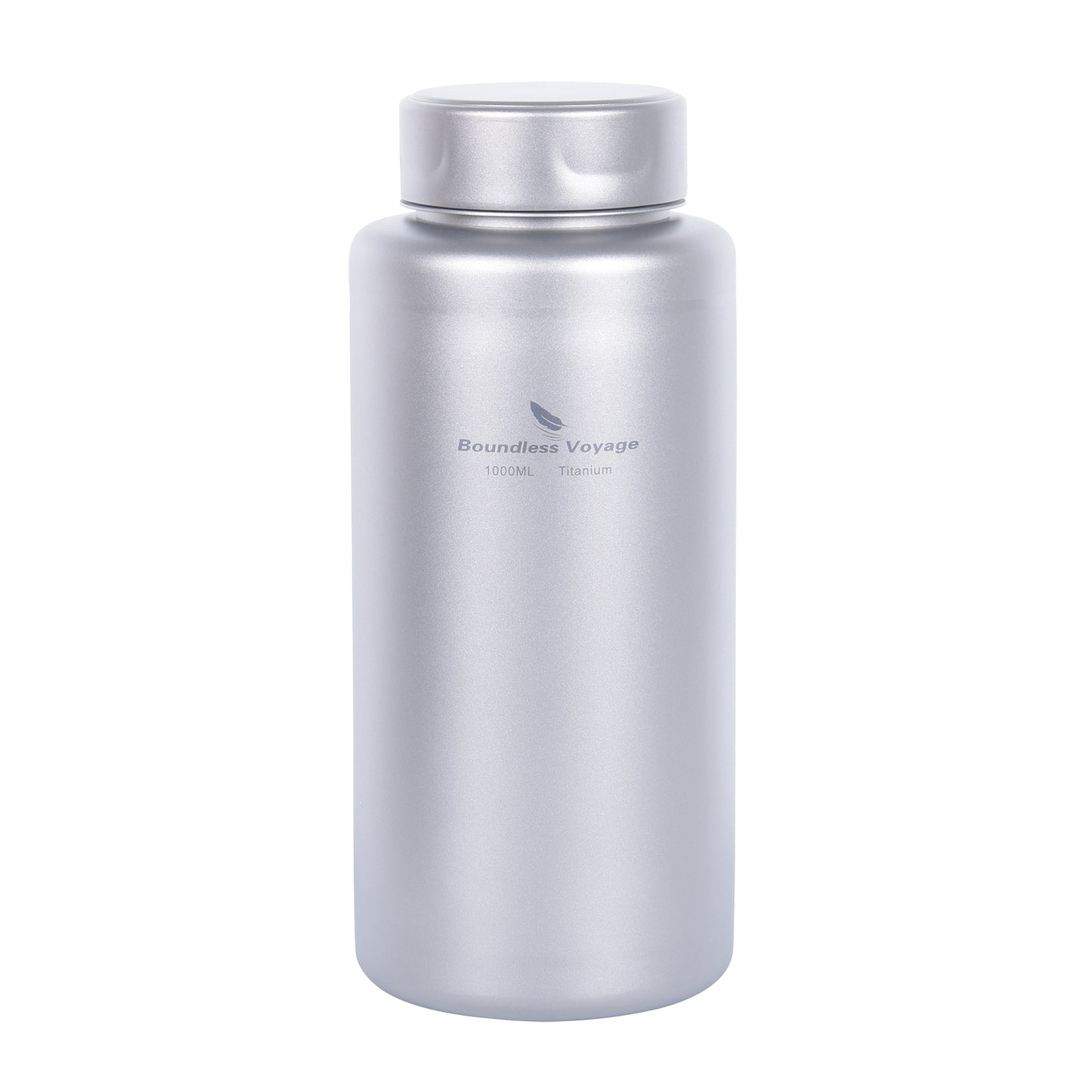 Boundless Voyage Titanium Bottle 1 Liter Single-layer Sports Water Bottle Ultralight Leakproof Drinkware for Outdoor Camping Hiking Ti3013D