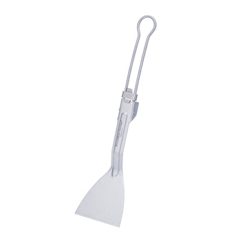 compare product Boundless Voyage Titanium Folding Spatula Frying Shovel with Folding Handle Food Turner for Camp Kitchen Outdoor Cooking Ti1076T