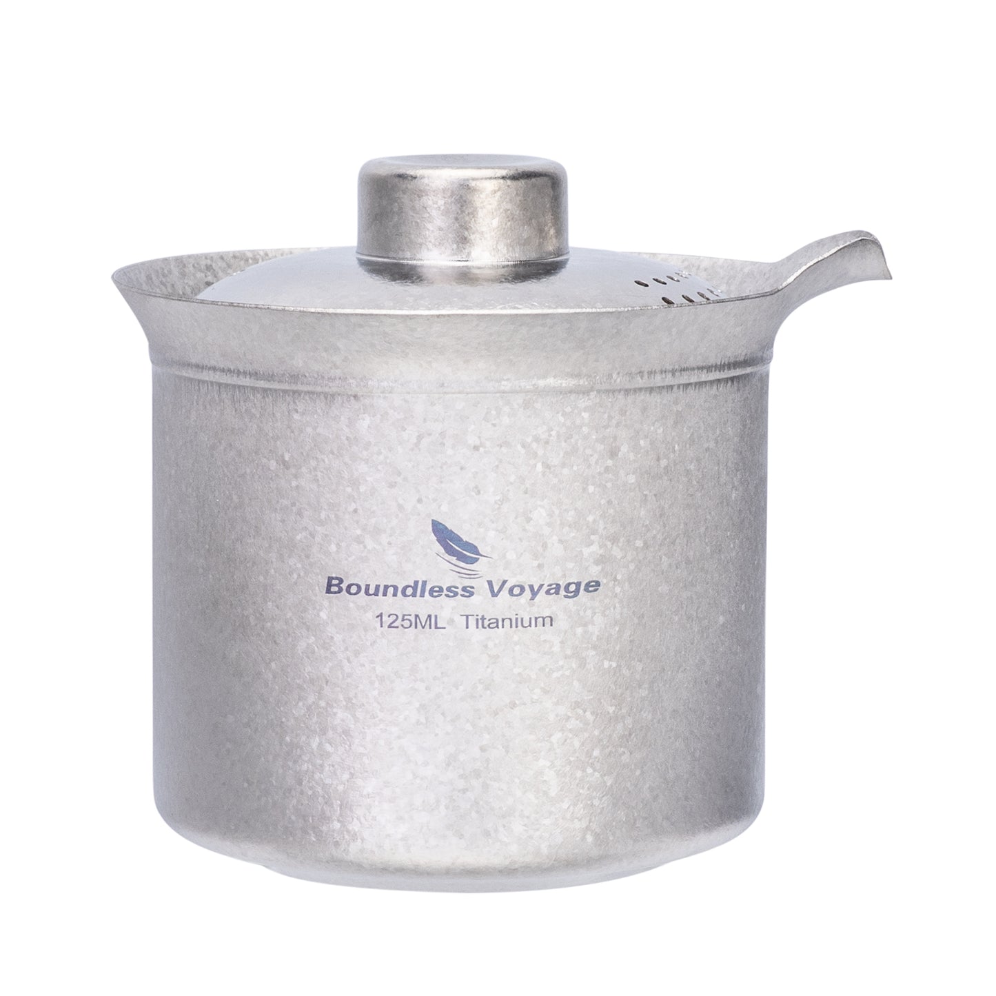 Boundless Voyage Titanium Double-Layer Tea Maker, Ultralight Portable Camping Teapot for Outdoor Tea Brewing  Ti3145D