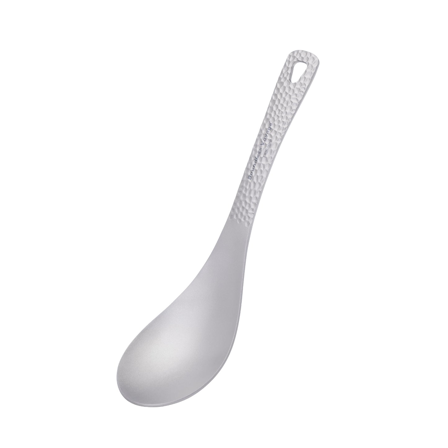 Boundless Voyage Titanium Soup Spoon One-Piece Ultralight, Smooth or Hammered Handle, 140mm & 155mm Ti1067T Ti1027T Ti1028T Ti1030T