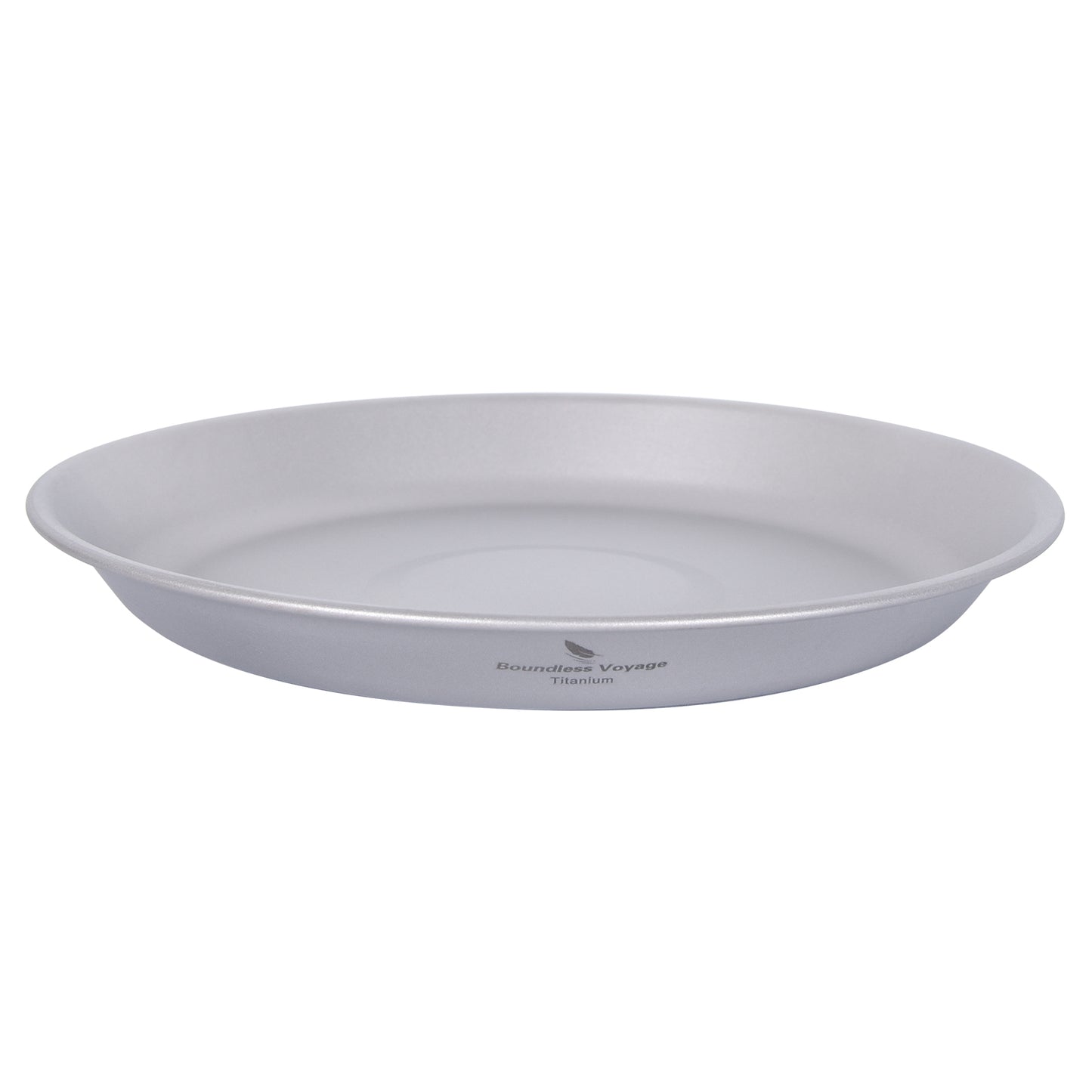 Boundless Voyage Ultralight Titanium Camping Dish Plate with Carry Bag, Portable Durable Outdoor Tableware for Camping, Hiking, Backpacking & Picnic Ti1111T
