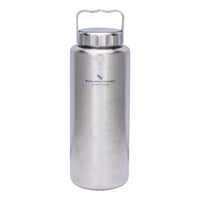 Boundless Voyage Titanium Water Bottle 1050ml/35.5 oz with Handle Outdoor Leak-Proof Wide Mouth Sport Drinking Bottle Camping Tea Coffee Canteen Kettle for Hiking Climbing Running Ti3006D