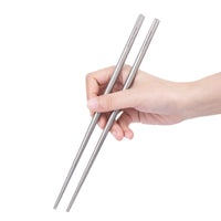 Boundless Voyage Pure Titanium Telescopic Foldable Chopsticks | Ultralight Portable Reusable Cutlery for Camping Hiking Travel Picnic Ti1007T