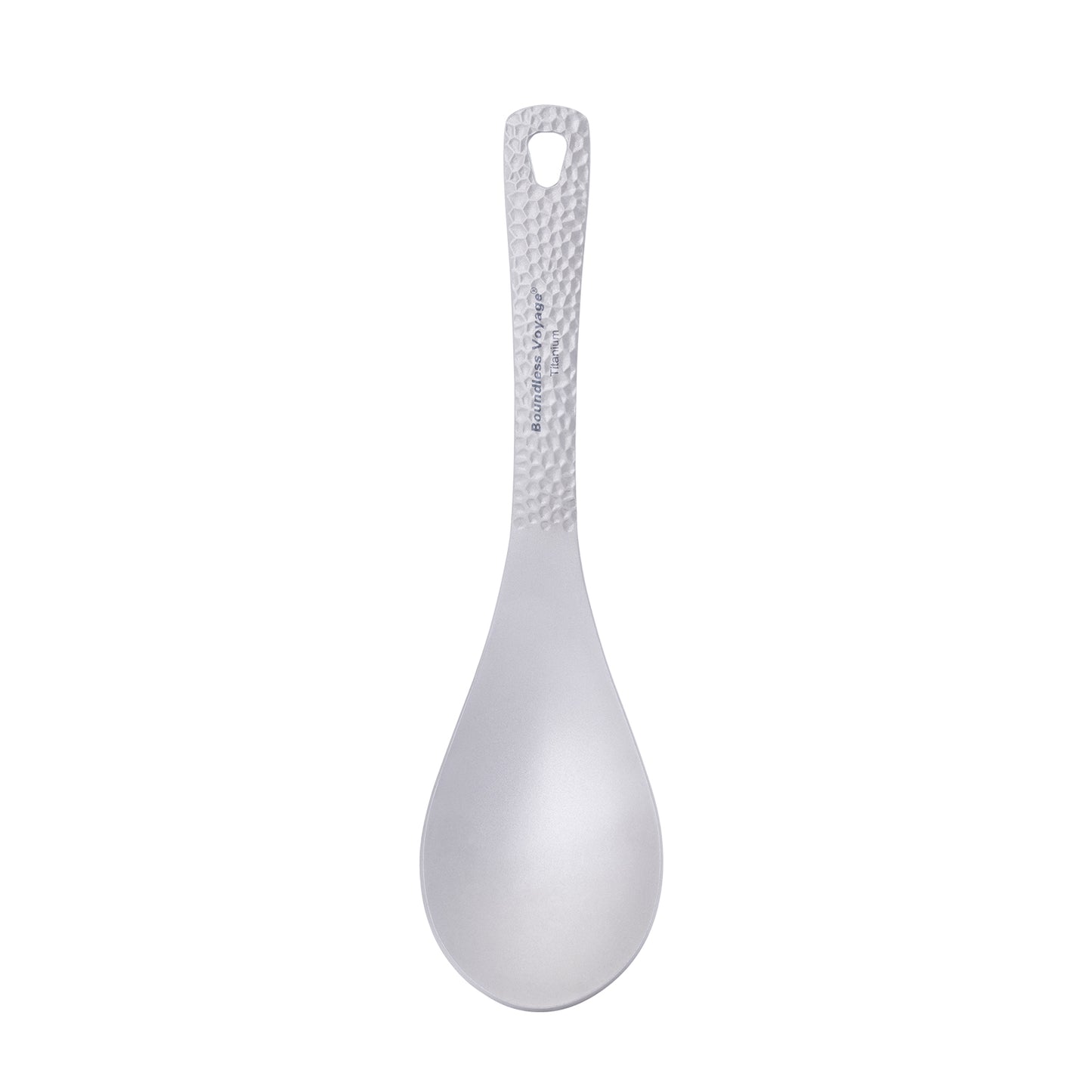 Boundless Voyage Titanium Soup Spoon One-Piece Ultralight, Smooth or Hammered Handle, 140mm & 155mm Ti1067T Ti1027T Ti1028T Ti1030T