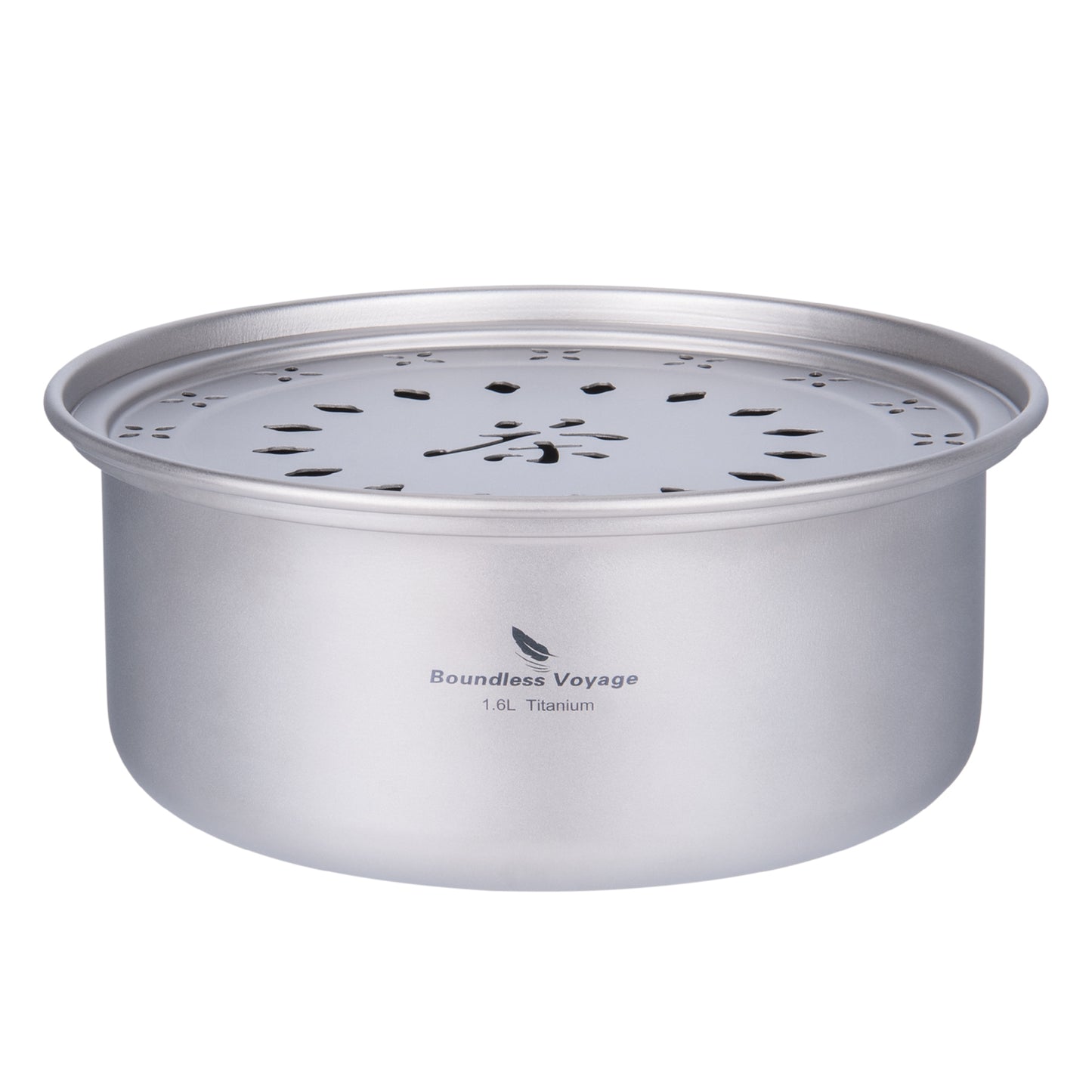 Boundless Voyage Titanium Portable Kung Fu Tea Tray, Portable Tea Saucer Compact Tea Board for Travel Camping Car Trip Ti3213D
