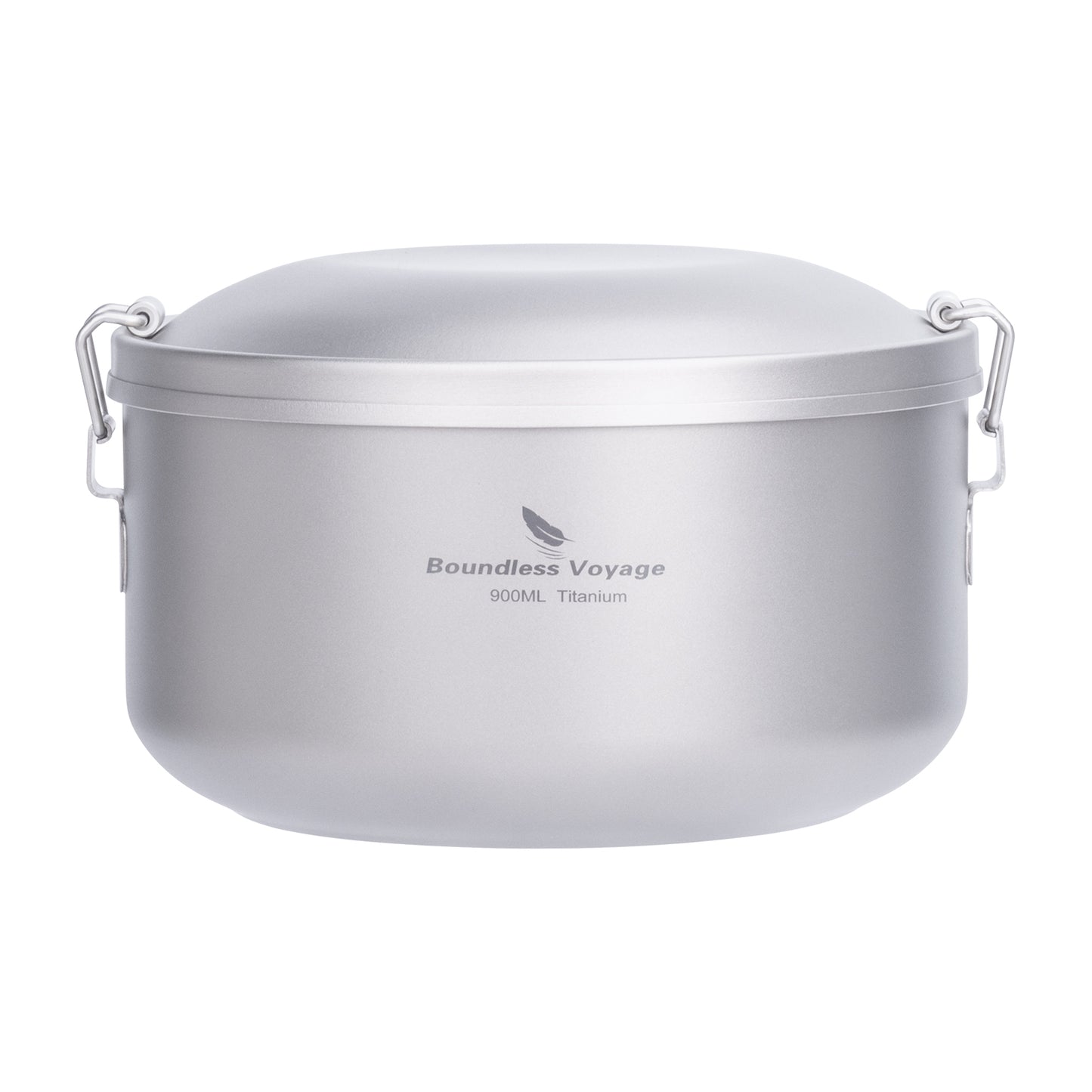 Boundless Voyage Outdoor Titanium Lunch Box Salad Soup Bowl with Lid Daily Separated Multi-layer Office Worker Bento Box Uncoated Ti1095T