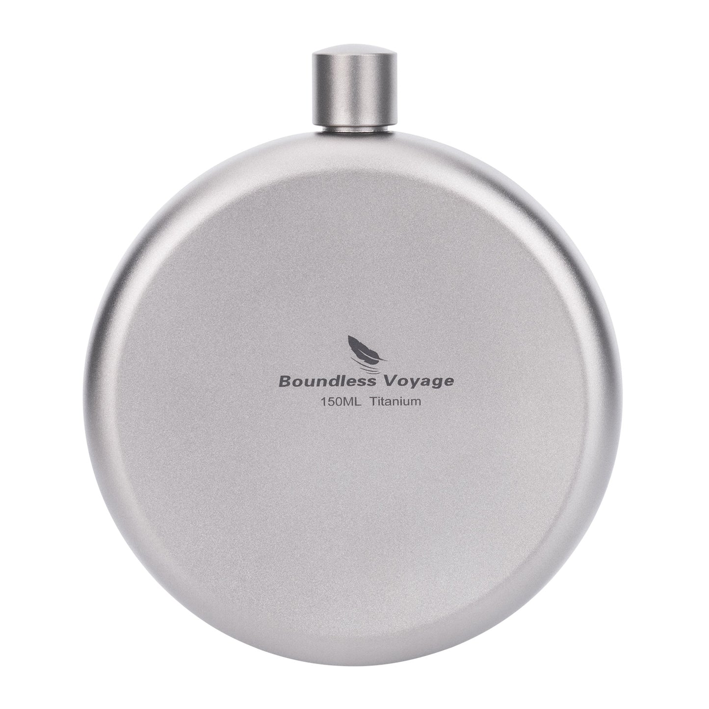 Boundless Voyage Titanium Ultralight Hip Flask 150ml Portable Wine Bottle with Funnel Camping Picnic Pocket Whiskey Alcohol Drinkware Accessories Ti3065D-Ti3066D