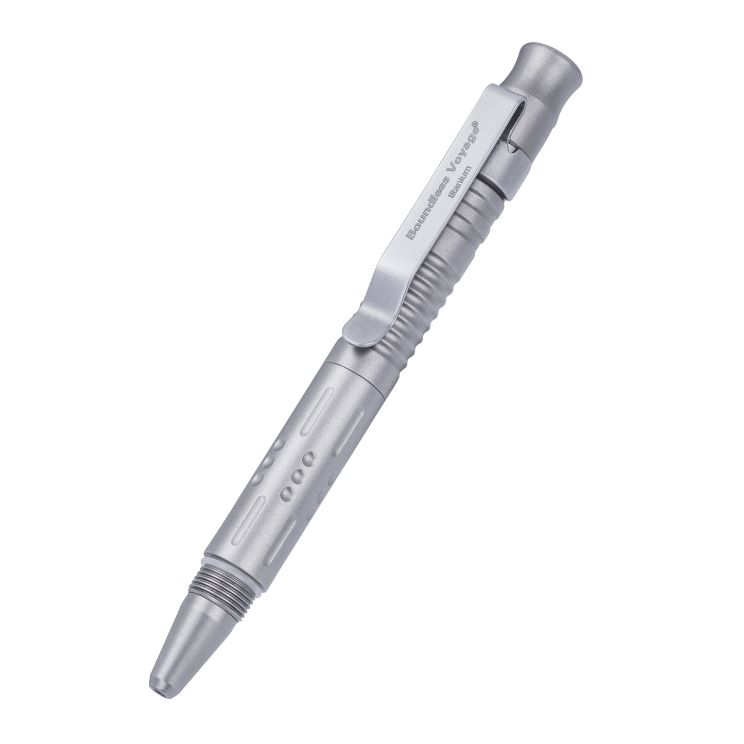 Boundless Voyage Titanium Multifunctional Pen 3-in-1 Outdoor Whistle + Car Window Breaker + Survival Self-Defense Tool Ti9025O