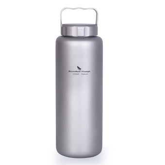 compare product Boundless Voyage Titanium Water Bottle 1050ml/35.5 oz with Handle Outdoor Leak-Proof Wide Mouth Sport Drinking Bottle Camping Tea Coffee Canteen Kettle for Hiking Climbing Running Ti3006D