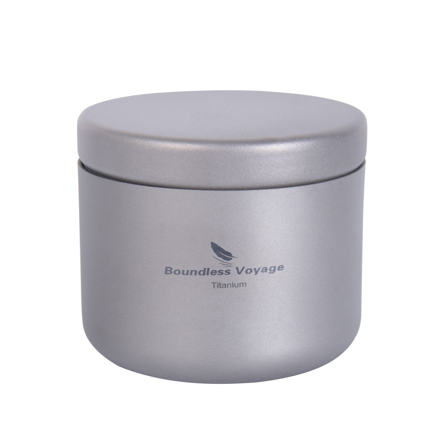 Boundless Voyage Titanium Tea Caddy Canister, Ultralight Portable Food Storage Container, Multi-Purpose Jar for Loose Tea, Coffee Beans, Spices, Nuts & Sugar, for Kitchen, Camping, Travel & Daily Use Ti3208D-Ti3210D