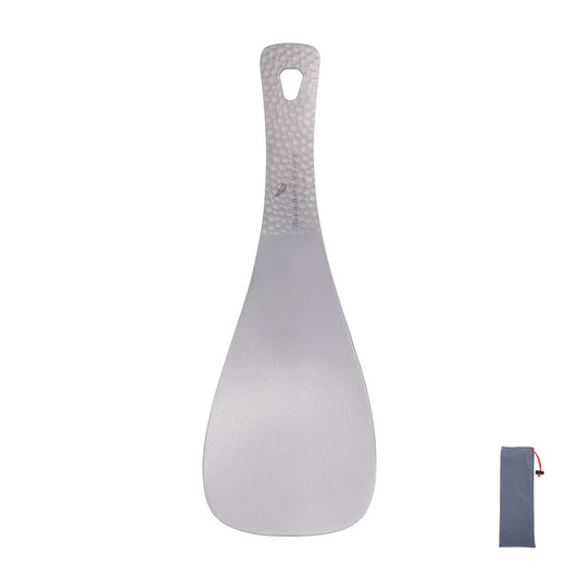 Boundless Voyage Titan-Reislöffel Outdoor Camping Haushalts-Reismahlzeit Schaufel Löffel Verdickt Ti1079T