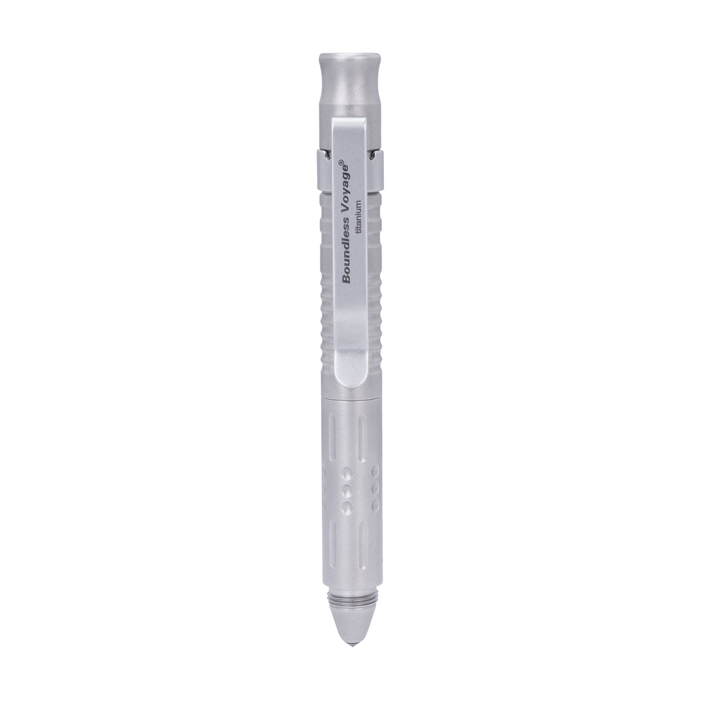Boundless Voyage Titanium Multifunctional Pen 3-in-1 Outdoor Whistle + Car Window Breaker + Survival Self-Defense Tool Ti9025O