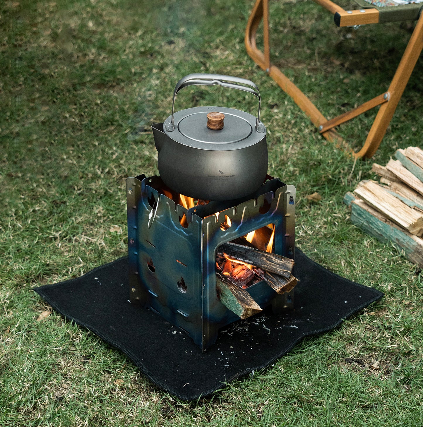 Boundless Voyage Fire Blanket for Heat Resistant Welding Blanket 1472°F Flame Retardant Carbon Felt for Grill Stove Soldering Protection BV1037/BV1038