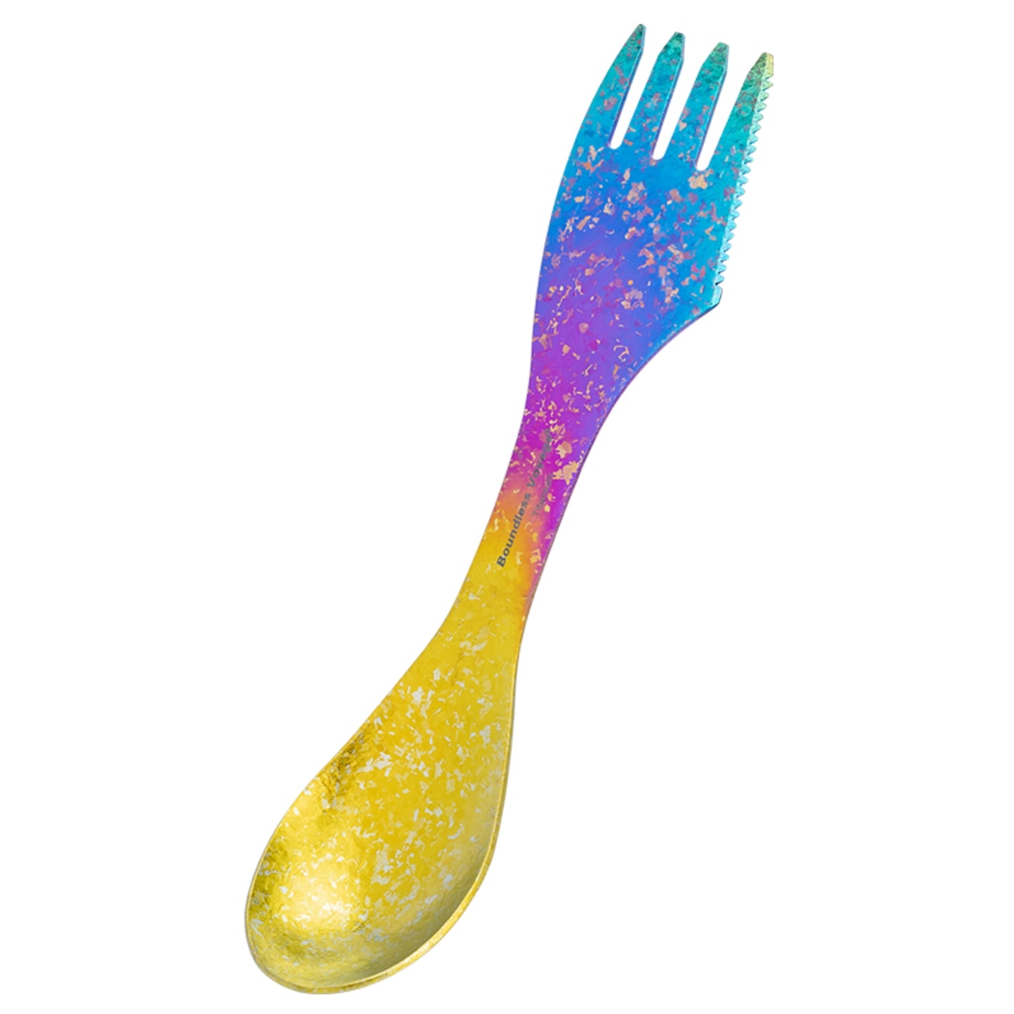 Boundless Voyage Titanium Spork 3-in-1 Fork, Spoon, Knife Cutlery Combo Ultra Lightweight Camping Utensil Ti1064T