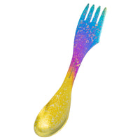 Boundless Voyage Titanium Spork 3-in-1 Fork, Spoon, Knife Cutlery Combo Ultra Lightweight Camping Utensil Ti1064T