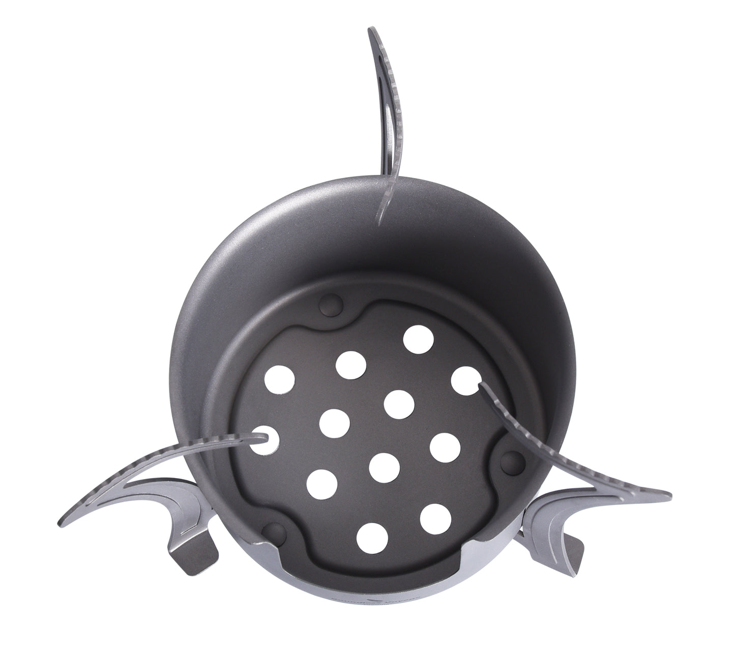 Boundless Voyage Camping Titanium Alcohol Spirit Stove with Pot Stand Outdoor Hiking Backpacking Mini Wood Furnace Burner Ti2013C