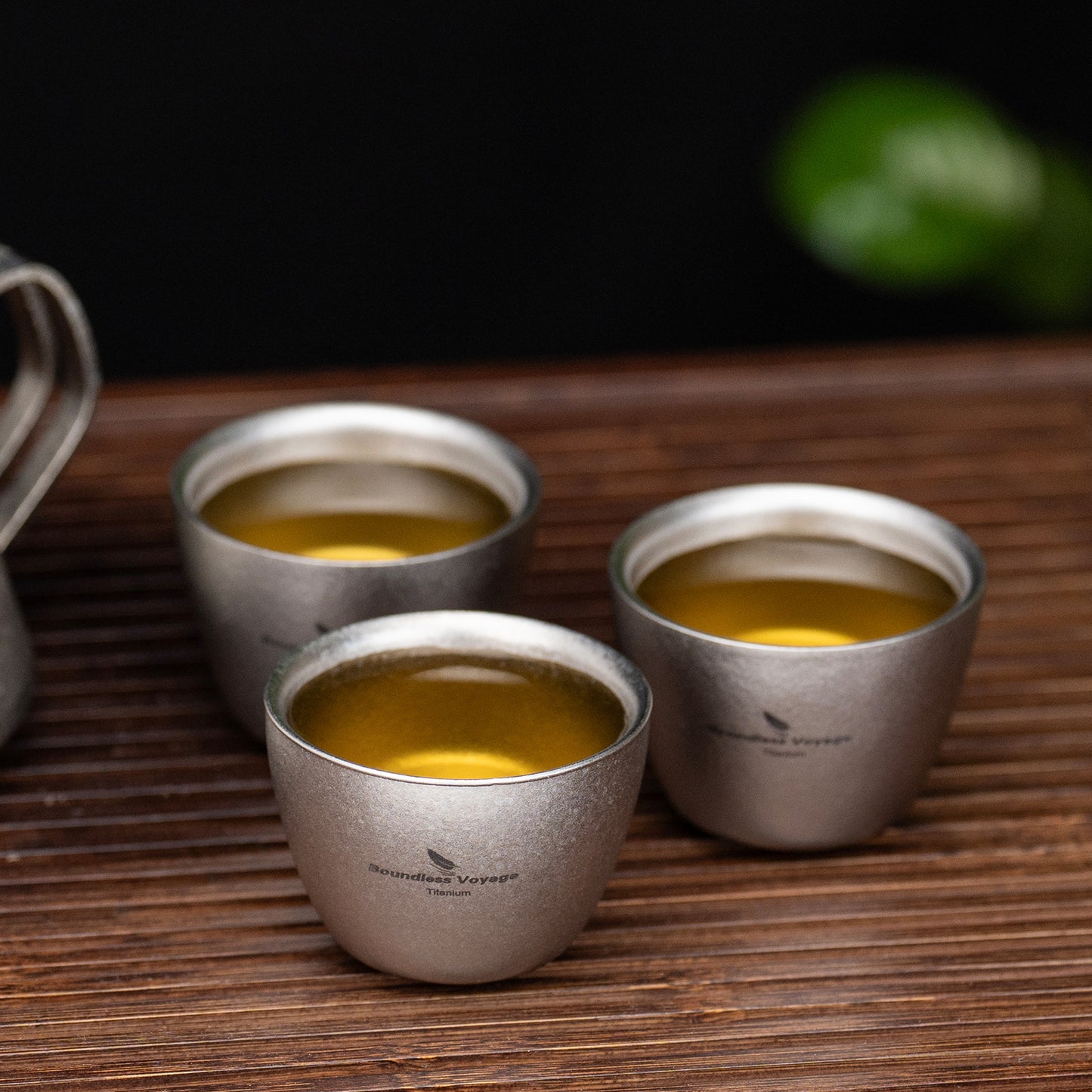 Boundless Voyage Double-Wall Pure Titanium Drinking Mug | Portable Tea Cup for Camping, Picnic & Daily Home Use Ti3089D