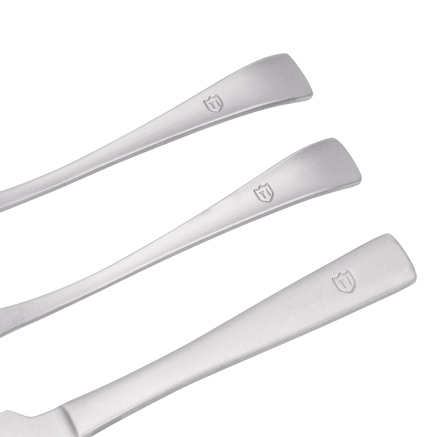 Boundless Voyage Titan-Campingbesteck, Messer, Gabel, Löffel-Set für Zuhause und Reisen Ti1055A