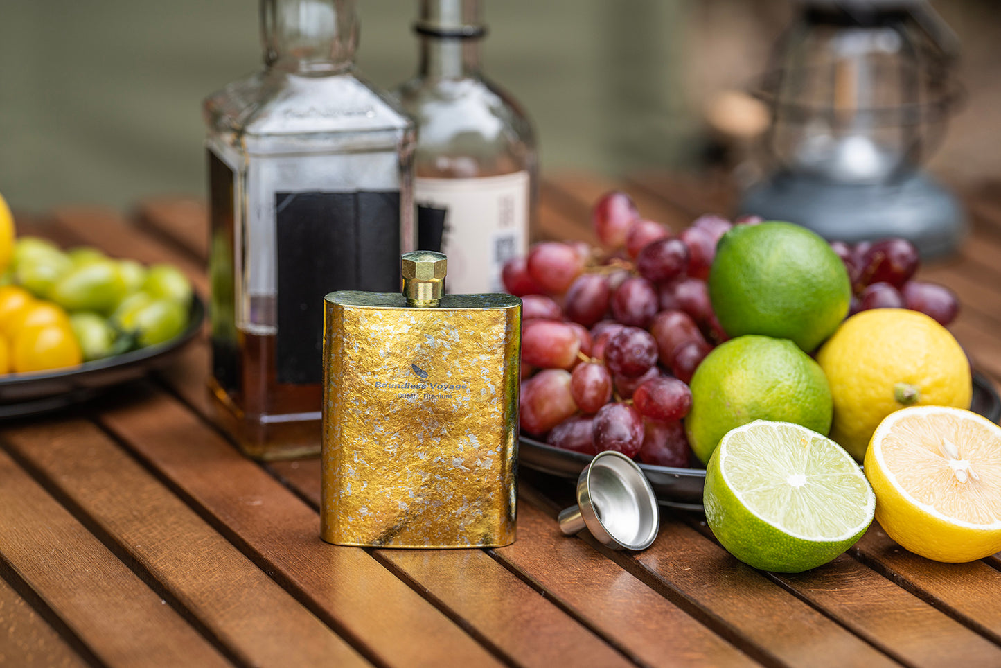 Boundless Voyage Titanium Colorful Flask 100ml Ultralight Mini Ti Flagon for Outdoor Travel Water Juice Whiskey Wine Pot Bottle 100ml Ti3262D