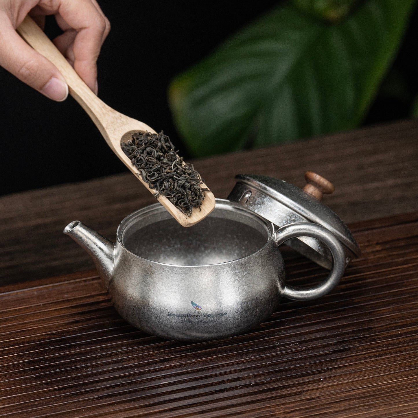Boundless Voyage 260ml Titanium Teapot with Filter Travel Tea Kettle Durable Chinese Kung Fu Tea Set Ti3106D