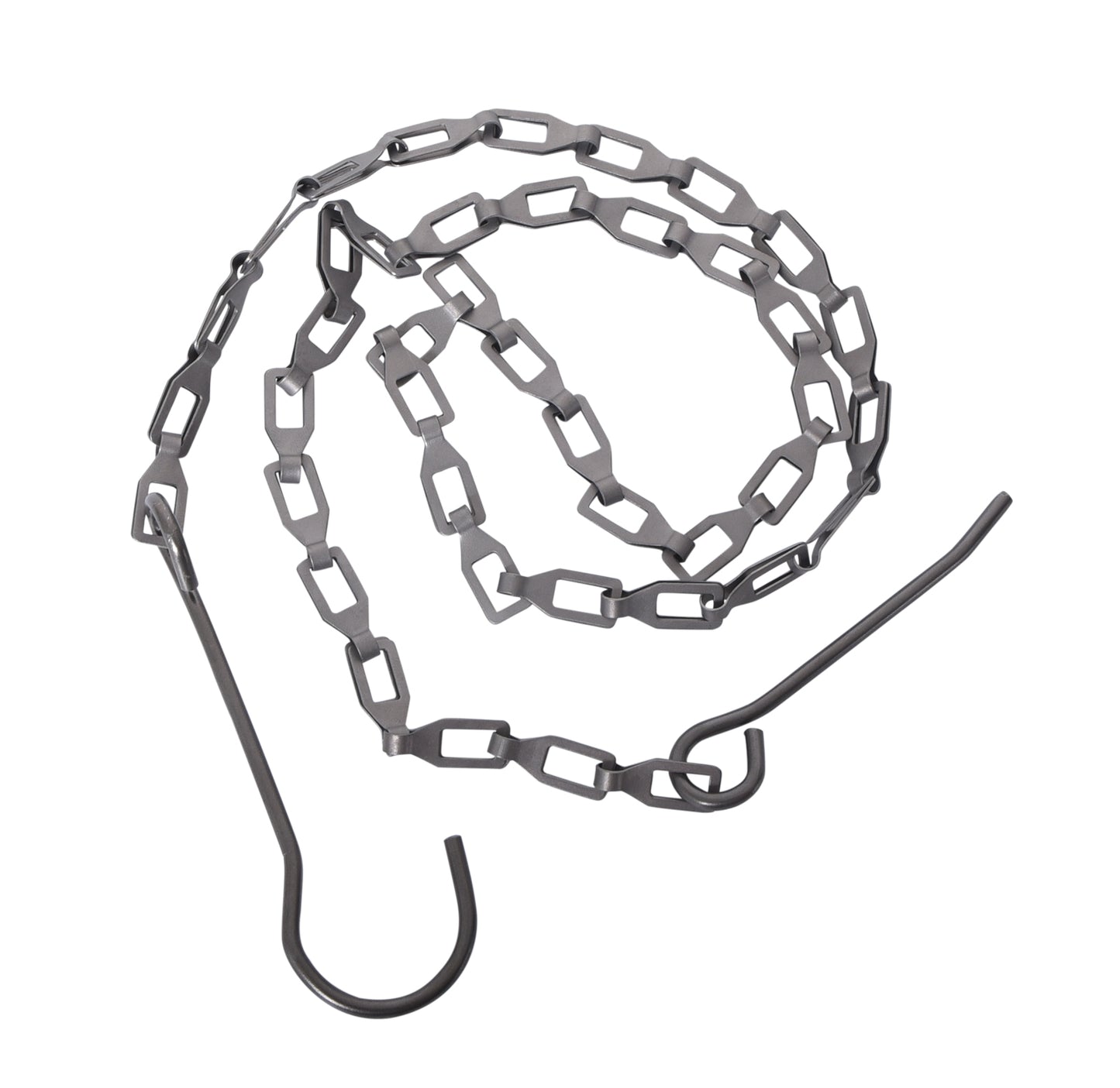 Boundless Voyage Titanium Hanging Chain with Hooks & Fixed-Loop, Multi-Purpose Hanging Accessory for Pot Cup Grill, Bird Feeders, Hanging Basket, Outdoor Camping & Indoor Garden Ti9012O