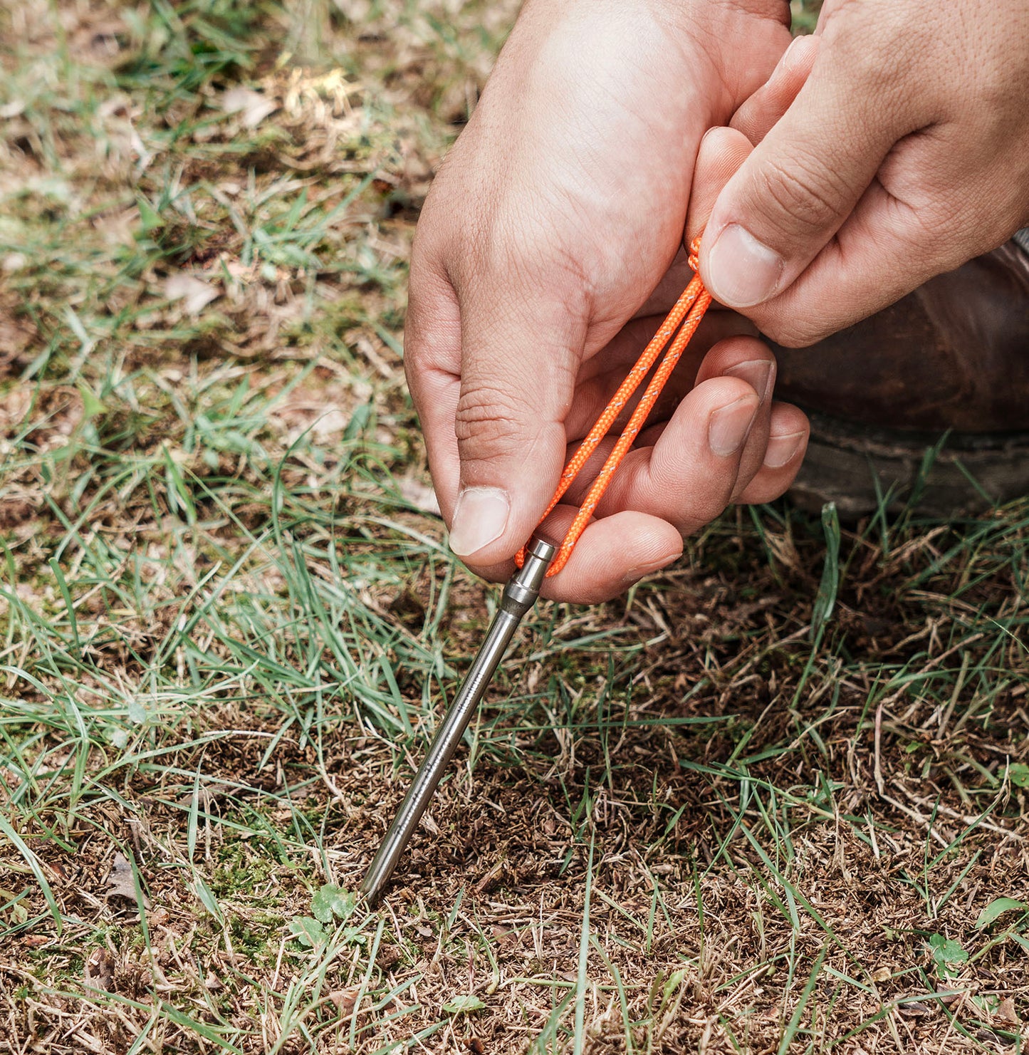 Boundless Voyage 20cm Titanium Alloy Tent Stakes | Ultralight Heavy Duty Ground Pegs, Portable Outdoor Camping Accessories, 6Pcs & 8Pcs Optional Sets Ti4006P