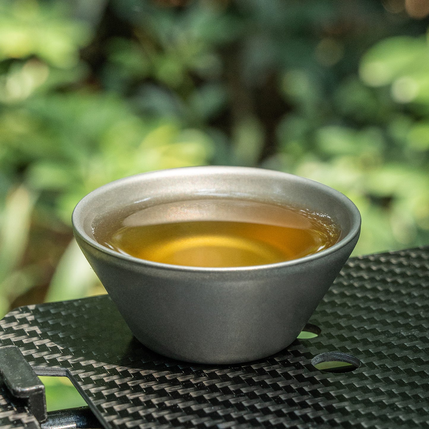 Boundless Voyage 30ml Titanium Double-Wall Tea Cup, Stackable Mini Cup for Tea Sake Camping Ti3083D