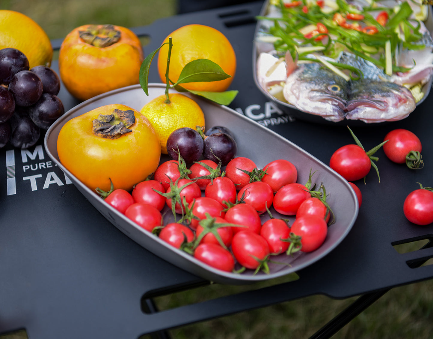 Boundless Voyage Ultralight Pure Titanium Plate, Portable Outdoor Camping Dish with Mesh Carry Bag for Hiking Backpacking Picnic Daily‑Use Tableware Ti1143T